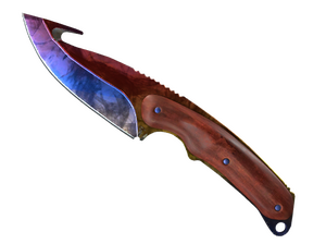 ★ Нож с лезвием-крюком | Мраморный градиент (Прямо с завода)